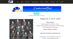 Desktop Screenshot of cumberlandfest.org