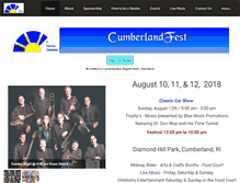 Tablet Screenshot of cumberlandfest.org